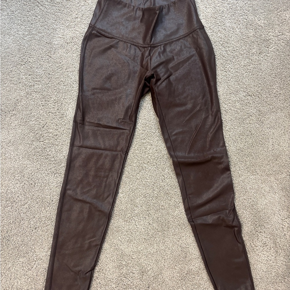 Time and Tru Faux Leather Leggings